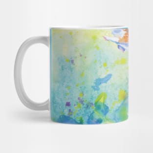 Corgi swimmer in sunlight and sea waves Mug